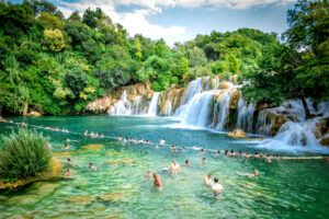 Belevenis Nationaal Park Krka Dalmatië Kroatië