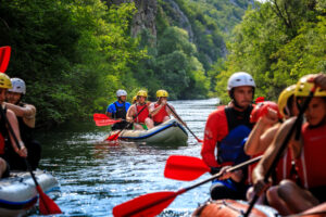 Rafting Dalmatië Cetina Kroatië