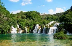 Nationaal park Slapovi krka -watervallen- Sibenik Drnis Kroatië