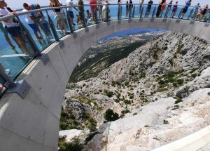 De Biokovo Skywalk, Kroatië